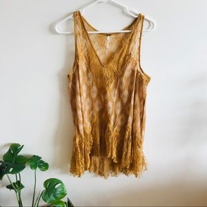 Free People Lace Top